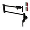 Kingston Brass KS4100CKL Kaiser Wall Mount Pot Filler Faucet, Matte Black KS4100CKL - alternate 1